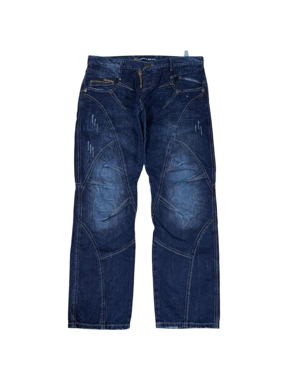 Cipo & Baxx designer crazy detailing denim jeans
